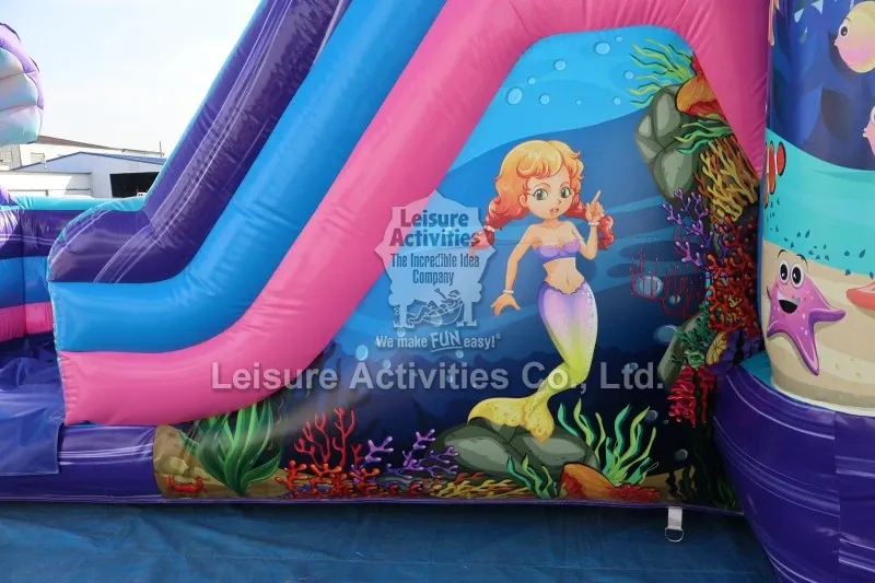 Super Inflatable Multiplay Mermaid Bouncy Castles