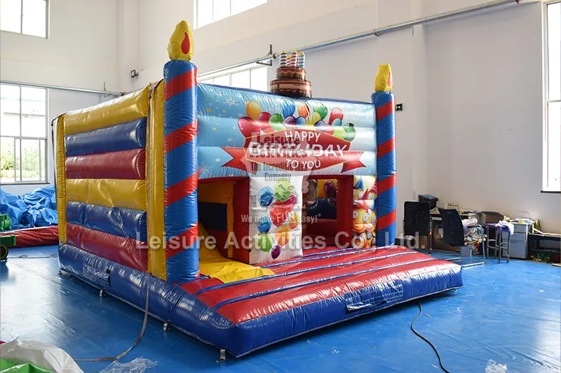 Standard Inflatable Multiplay Bouncy Castles Happy Birthday