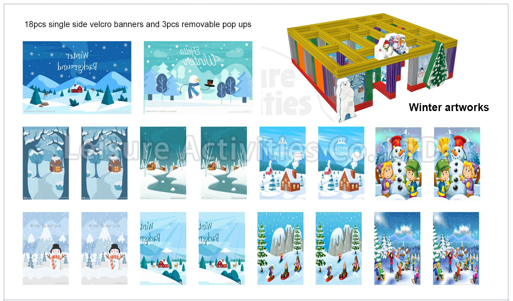 Inflatable Hybrid Maze