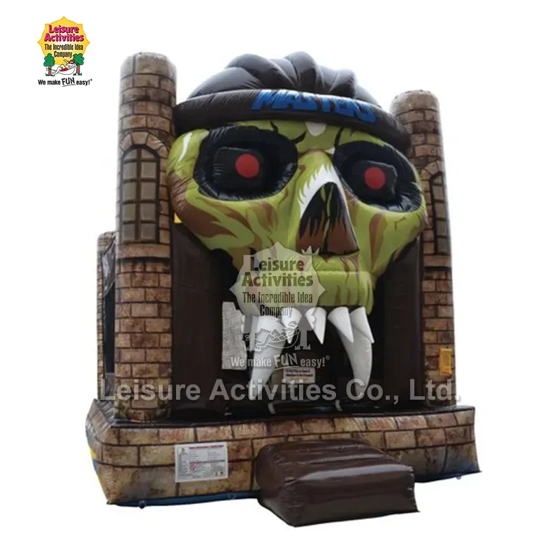 Karaniwang Inflatable Bouncy Castles Skull